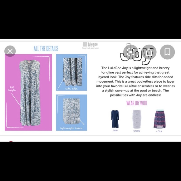 S Joy Vest BNWT - Picture 12 of 13